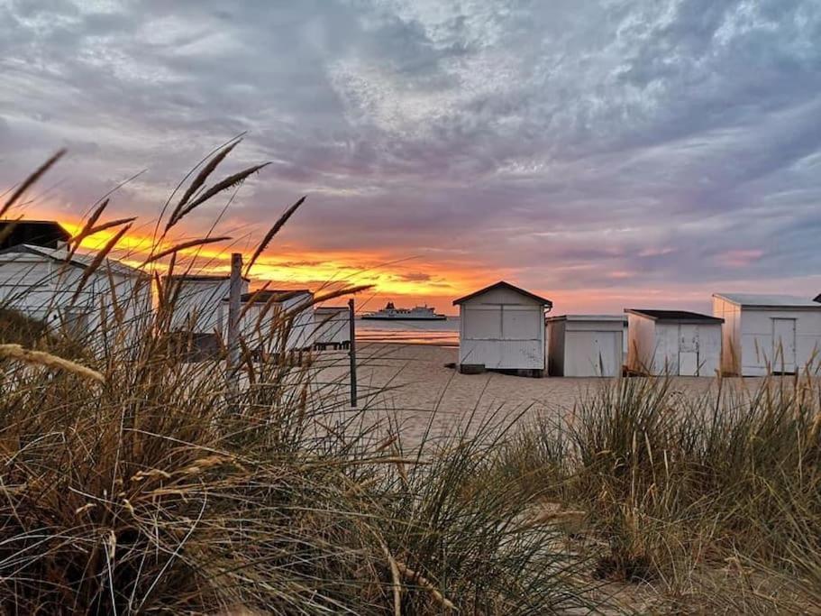 Appart 4 Pers Plage Vue Mer Calais Eksteriør bilde